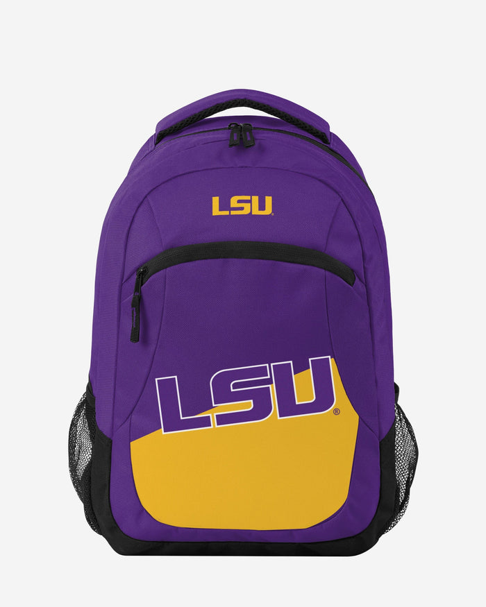 LSU Tigers Colorblock Action Backpack FOCO - FOCO.com