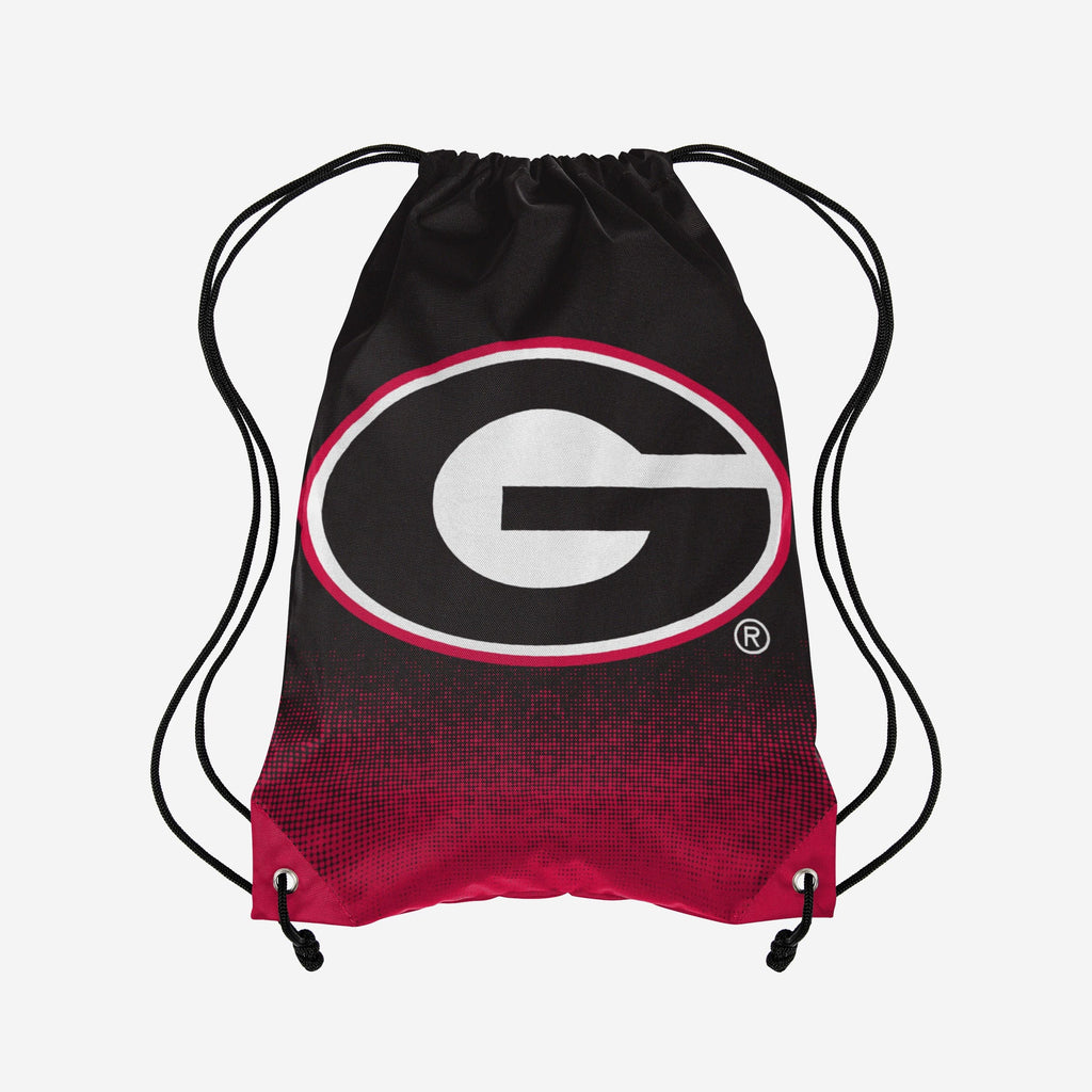 Georgia Bulldogs Gradient Drawstring Backpack FOCO - FOCO.com