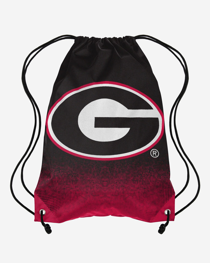 Georgia Bulldogs Gradient Drawstring Backpack FOCO - FOCO.com