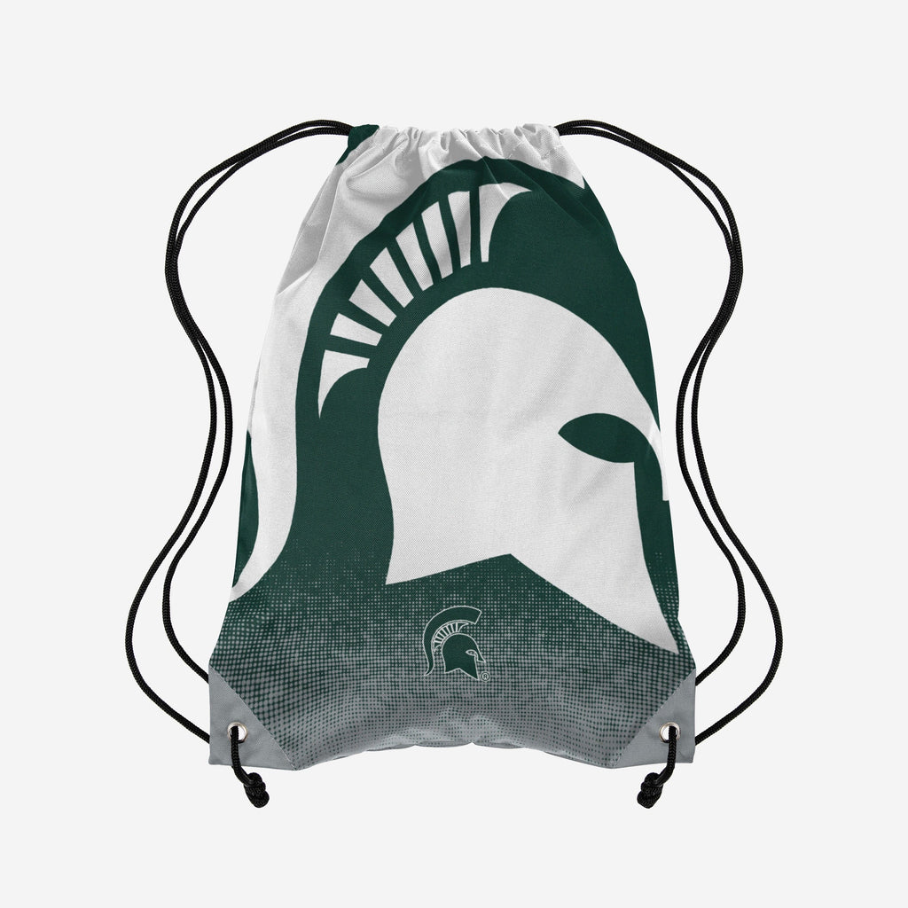 Michigan State Spartans Gradient Drawstring Backpack FOCO - FOCO.com