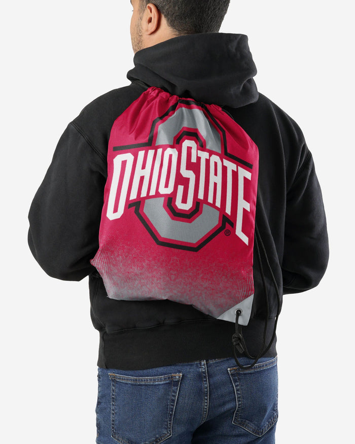 Ohio State Buckeyes Gradient Drawstring Backpack FOCO - FOCO.com