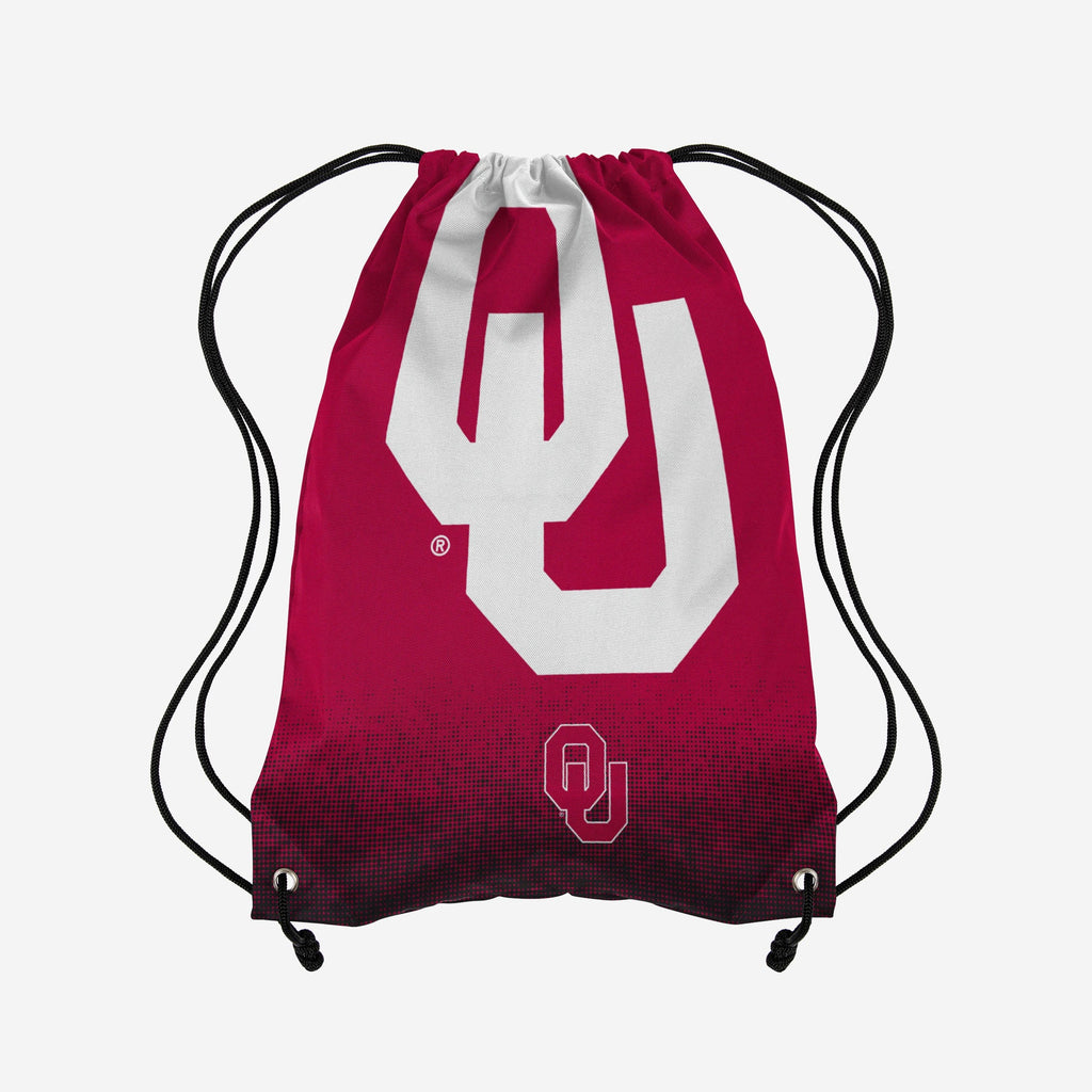 Oklahoma Sooners Gradient Drawstring Backpack FOCO - FOCO.com