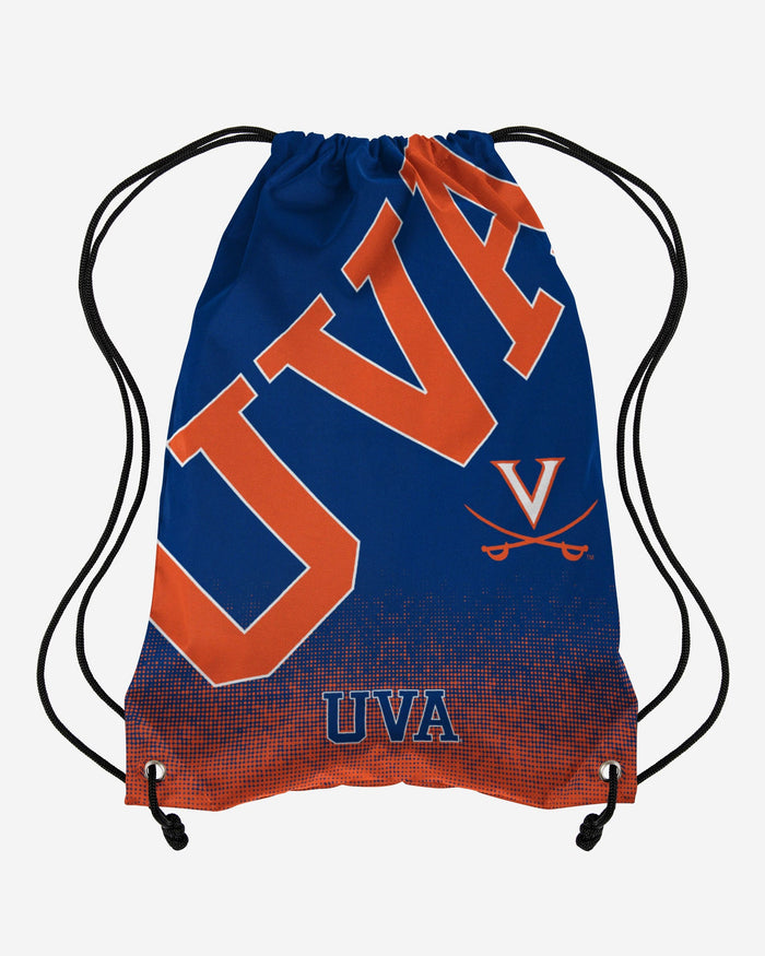 Virginia Cavaliers Gradient Drawstring Backpack FOCO - FOCO.com