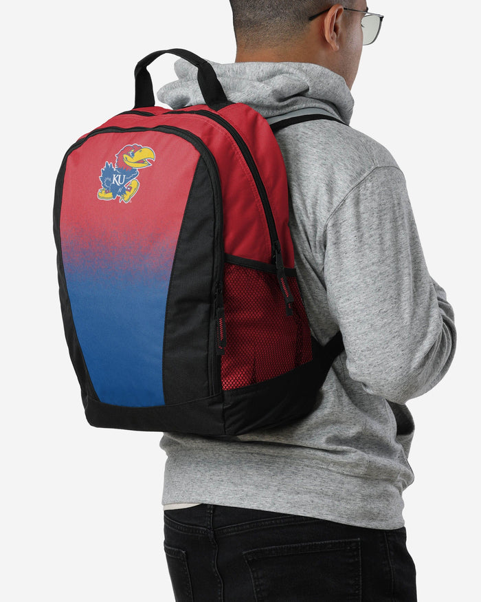 Kansas Jayhawks Primetime Gradient Backpack FOCO - FOCO.com