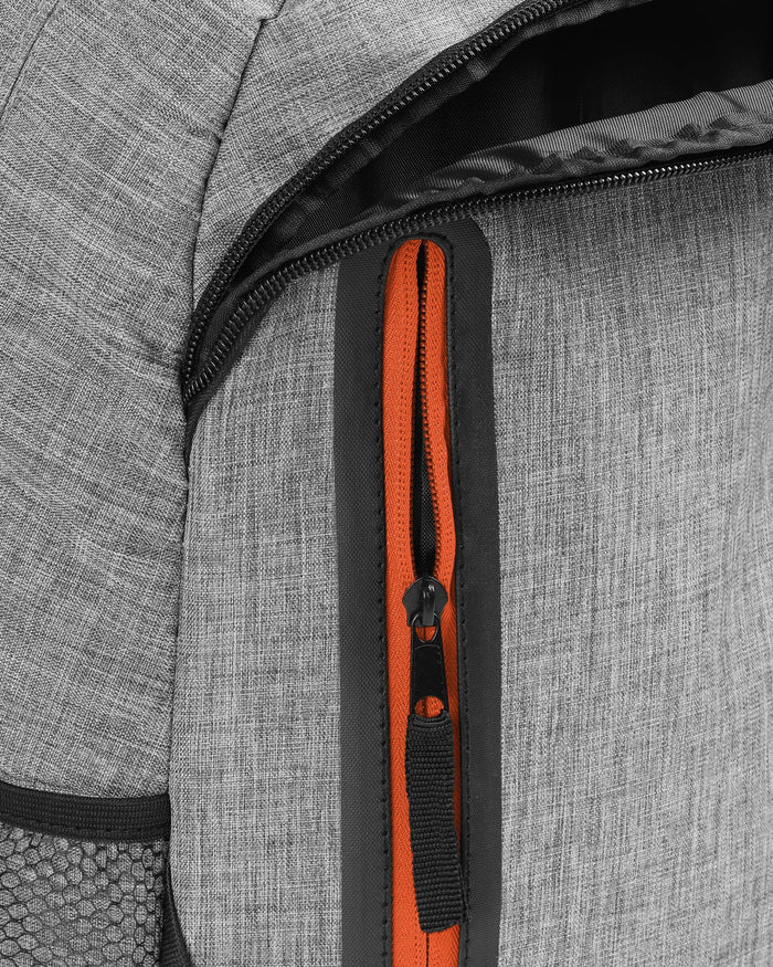 Clemson Tigers Heather Grey Bold Color Backpack FOCO - FOCO.com