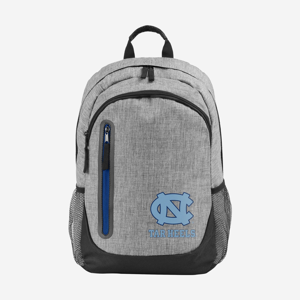 North Carolina Tar Heels Heather Grey Bold Color Backpack FOCO - FOCO.com