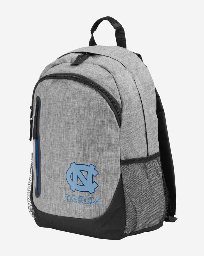 North Carolina Tar Heels Heather Grey Bold Color Backpack FOCO - FOCO.com