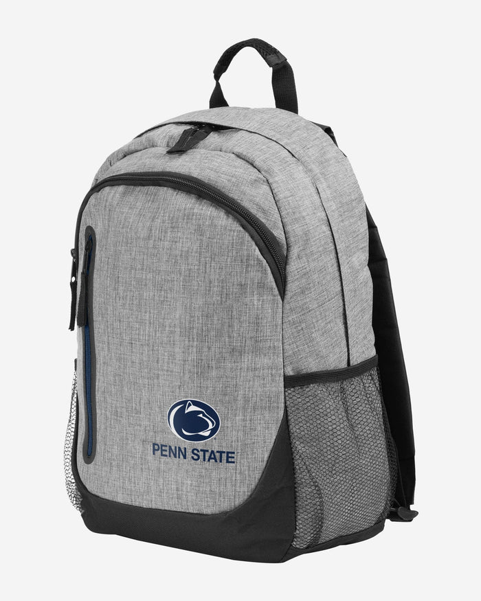 Penn State Nittany Lions Heather Grey Bold Color Backpack FOCO - FOCO.com