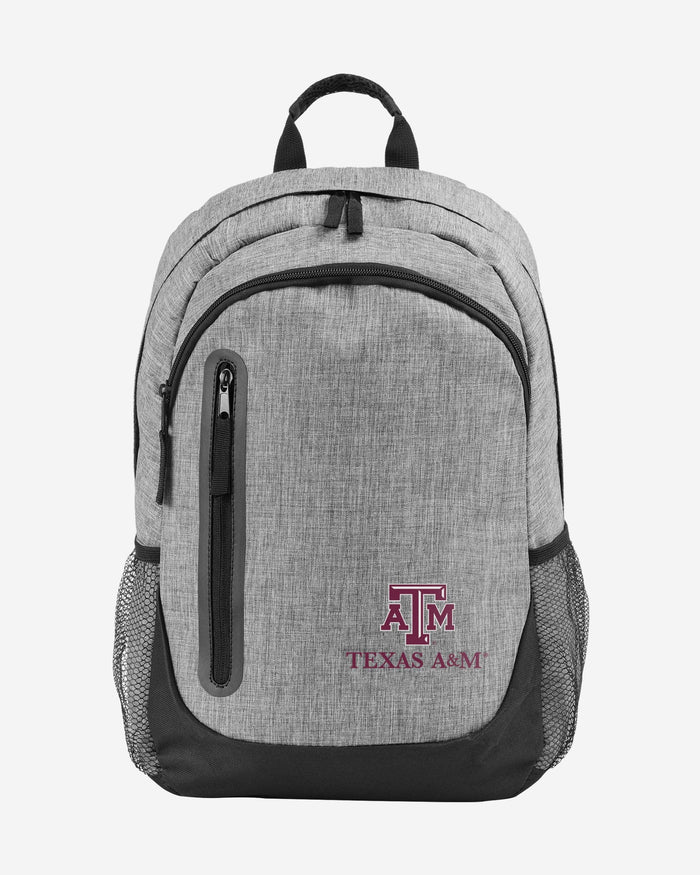 Texas A&M Aggies Heather Grey Bold Color Backpack FOCO - FOCO.com