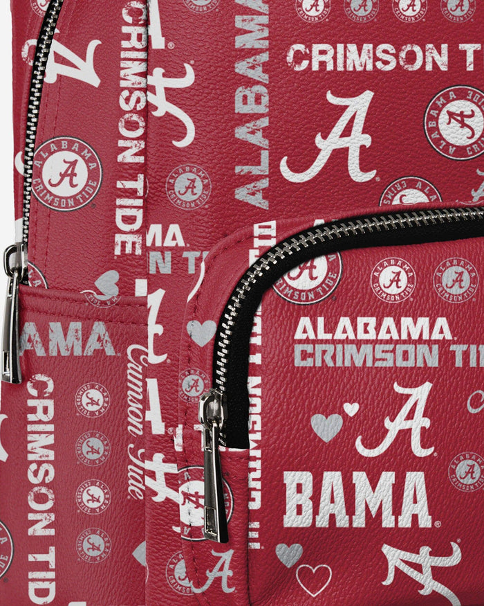 Alabama Crimson Tide Logo Love Mini Backpack FOCO - FOCO.com