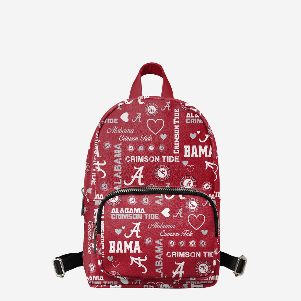 Alabama Crimson Tide Logo Love Mini Backpack FOCO - FOCO.com