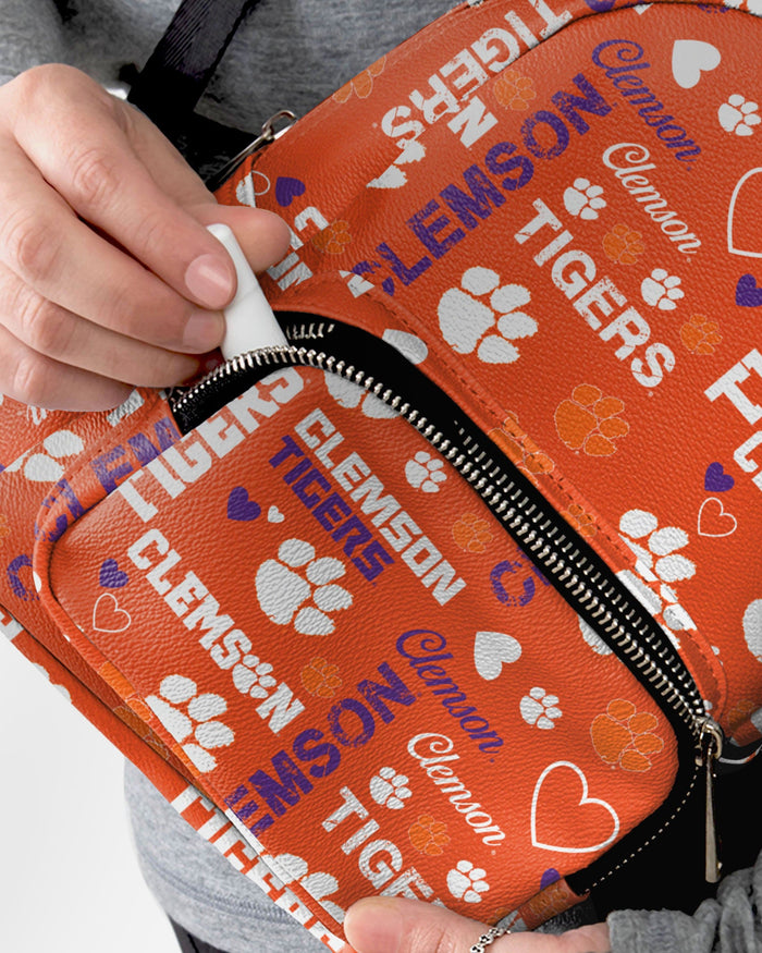 Clemson Tigers Logo Love Mini Backpack FOCO - FOCO.com