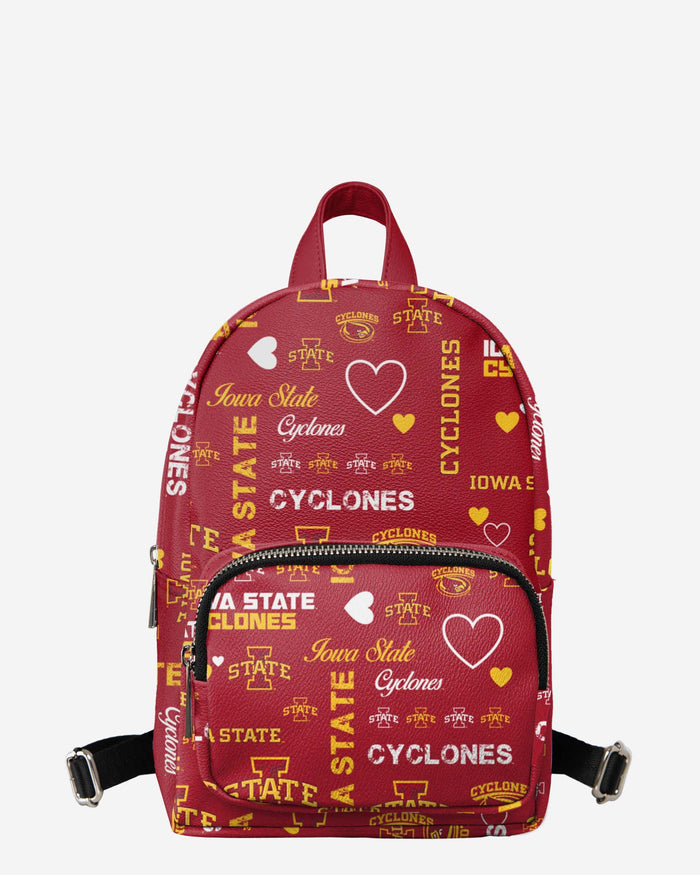 Iowa State Cyclones Logo Love Mini Backpack FOCO - FOCO.com