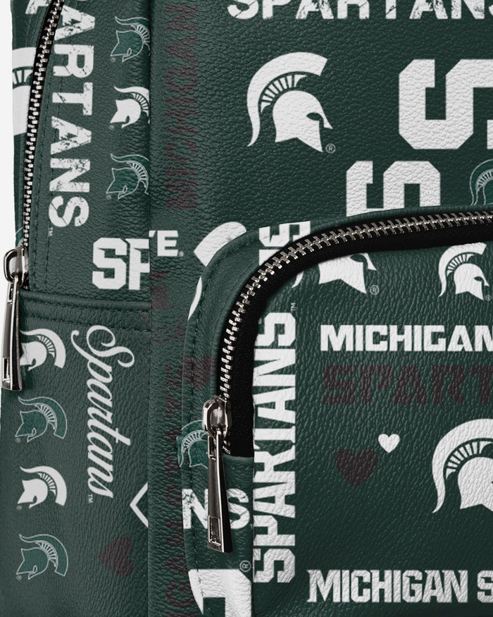 Michigan State Spartans Logo Love Mini Backpack FOCO - FOCO.com