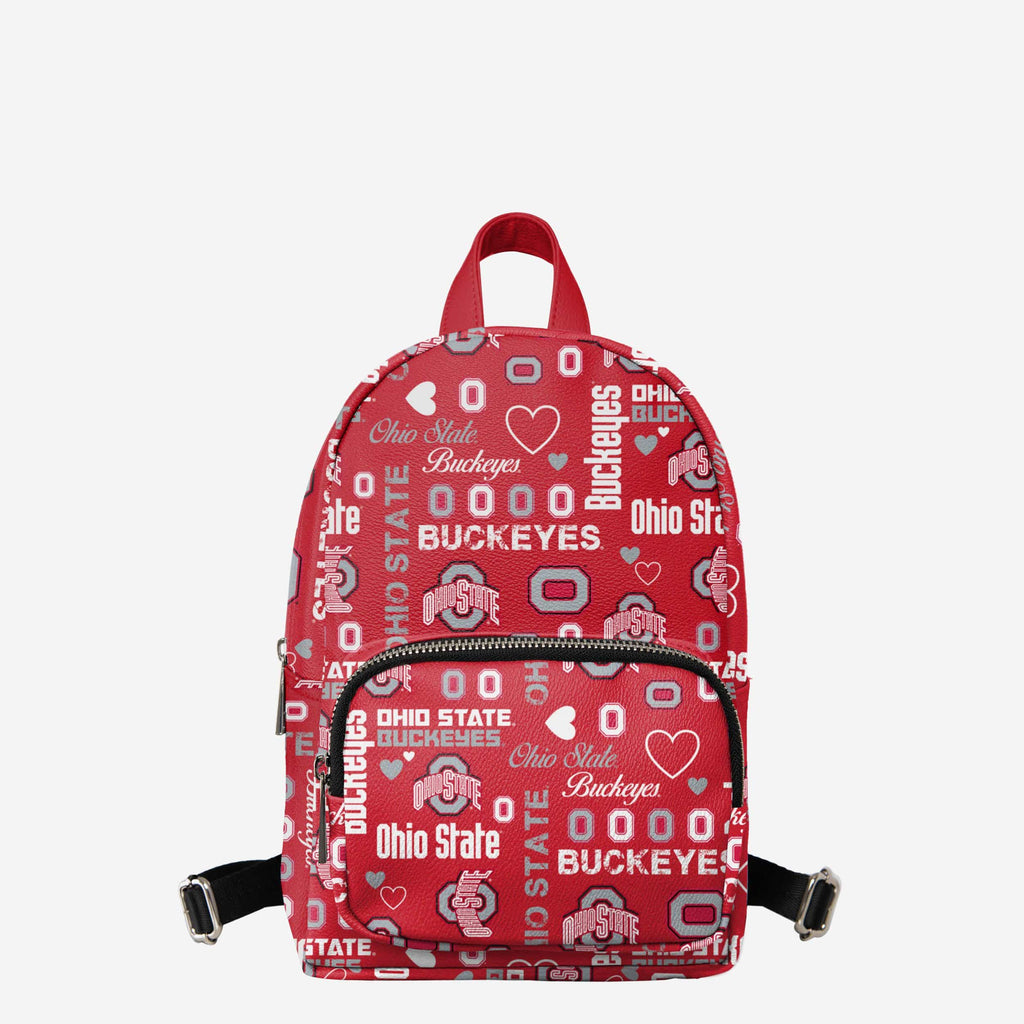 Ohio State Buckeyes Logo Love Mini Backpack FOCO - FOCO.com