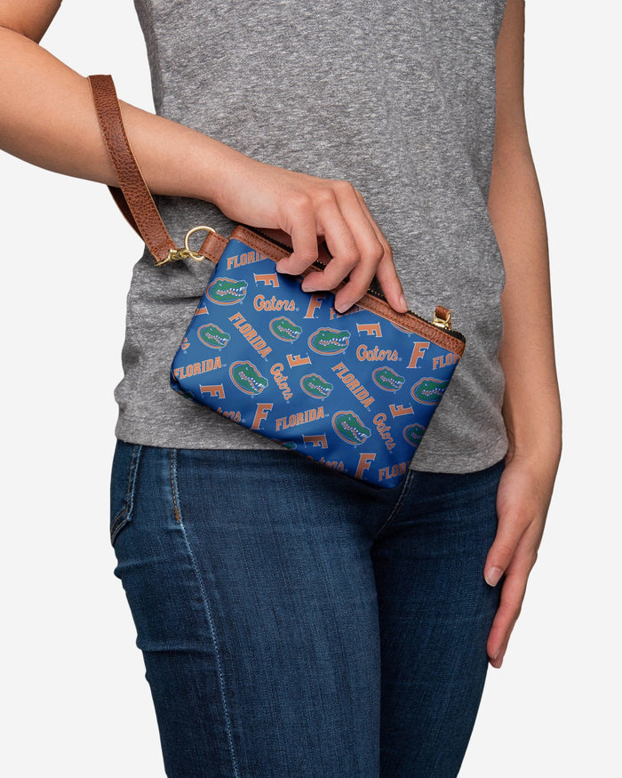 Florida Gators Printed Collection Repeat Logo Wristlet FOCO - FOCO.com