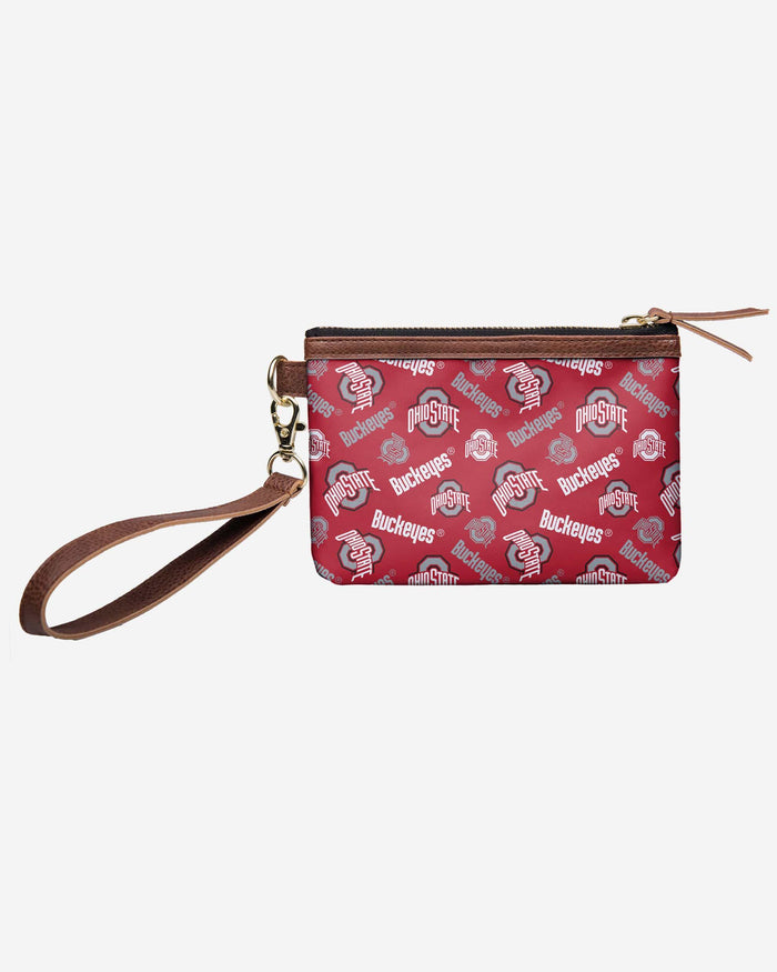 Ohio State Buckeyes Printed Collection Repeat Logo Wristlet FOCO - FOCO.com