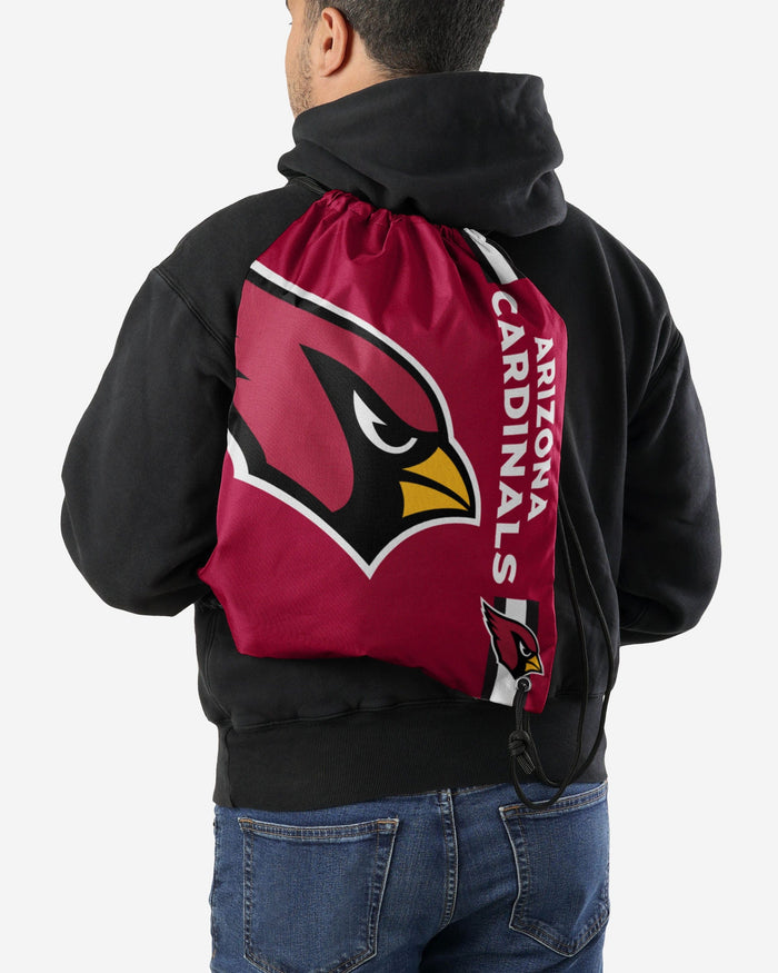 Arizona Cardinals Big Logo Drawstring Backpack FOCO - FOCO.com