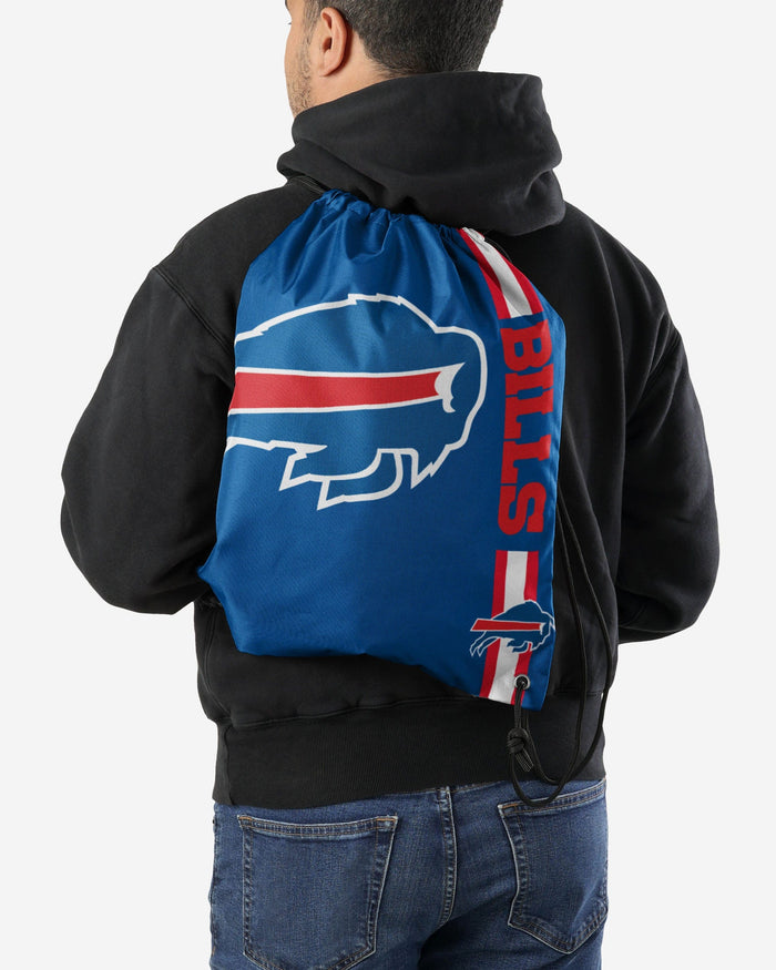 Buffalo Bills Big Logo Drawstring Backpack FOCO - FOCO.com