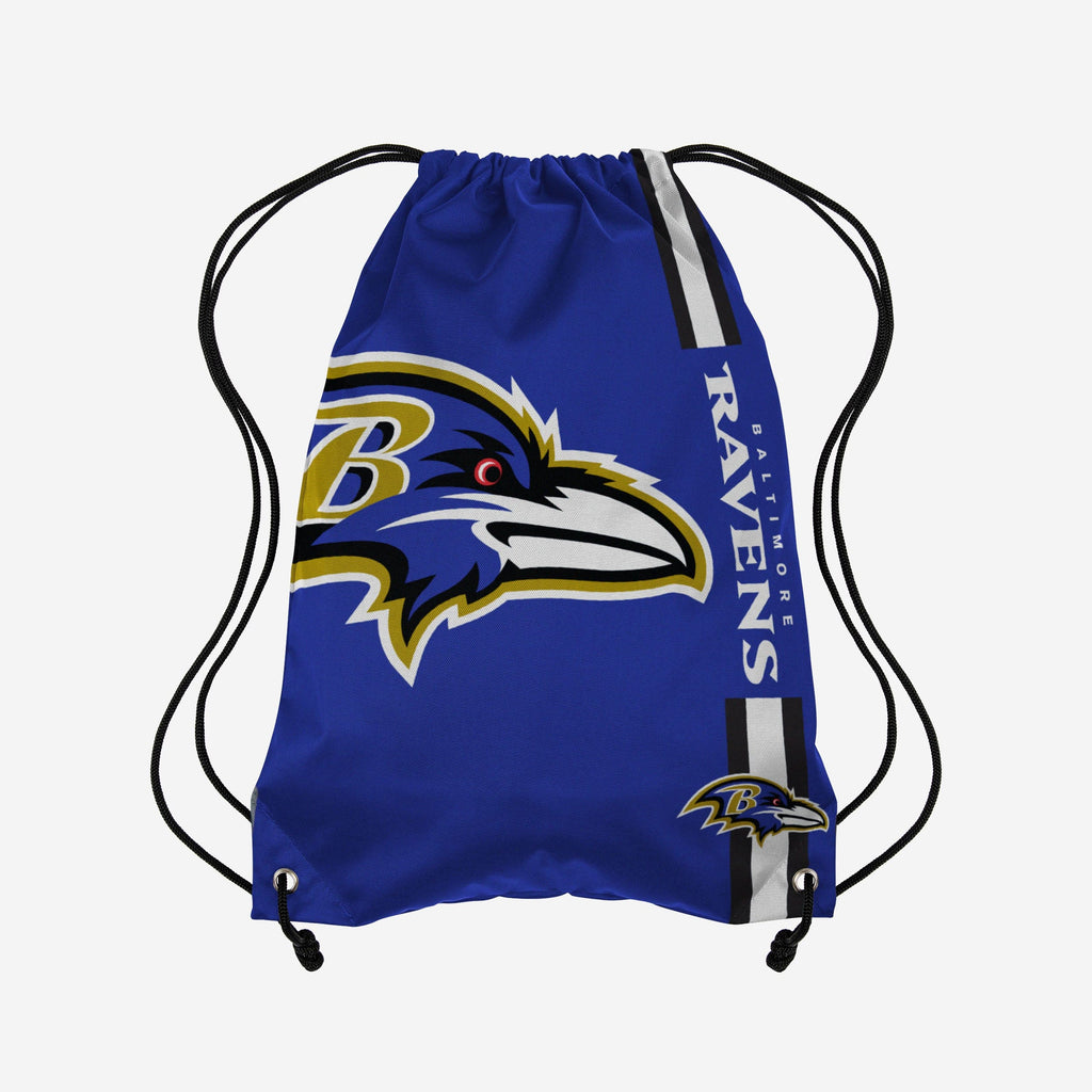 Baltimore Ravens Big Logo Drawstring Backpack FOCO - FOCO.com