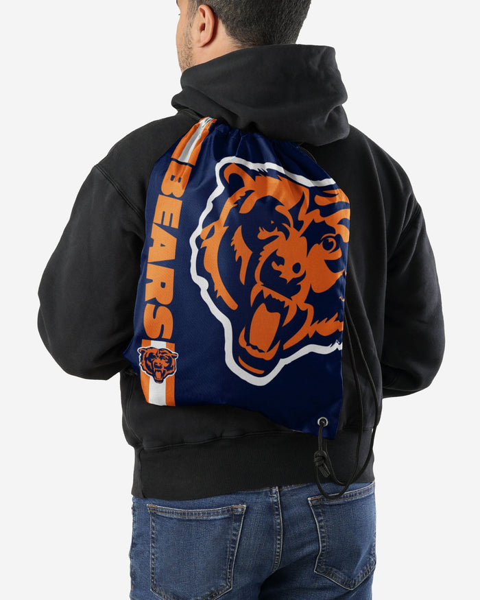 Chicago Bears Big Logo Drawstring Backpack FOCO - FOCO.com