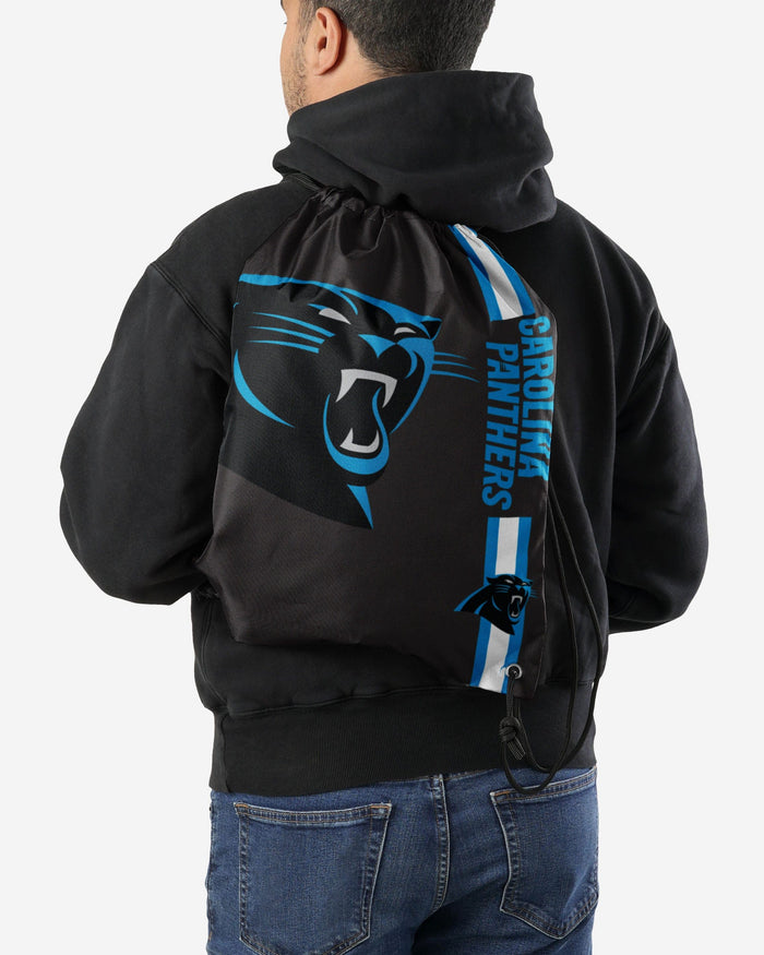 Carolina Panthers Big Logo Drawstring Backpack FOCO - FOCO.com