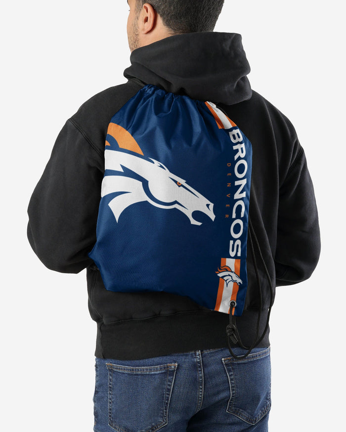 Denver Broncos Big Logo Drawstring Backpack FOCO - FOCO.com