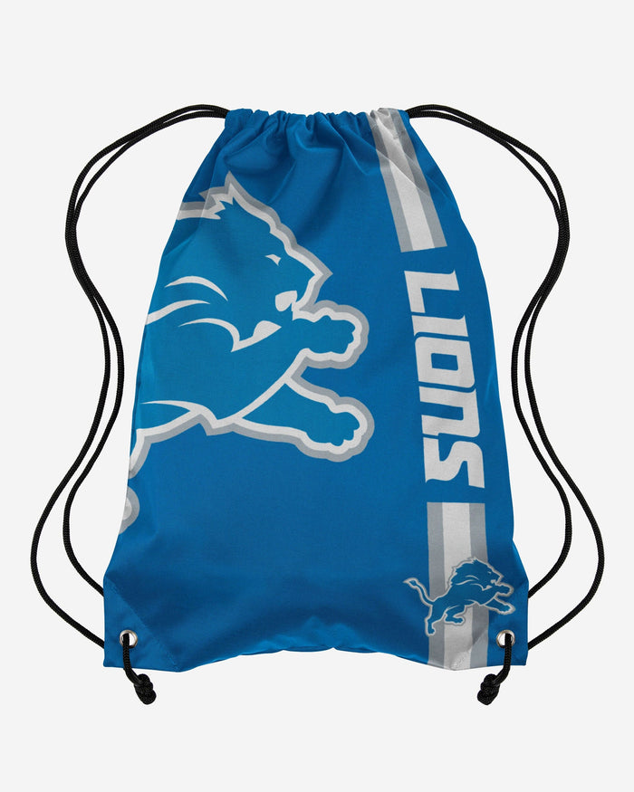 Detroit Lions Big Logo Drawstring Backpack FOCO - FOCO.com