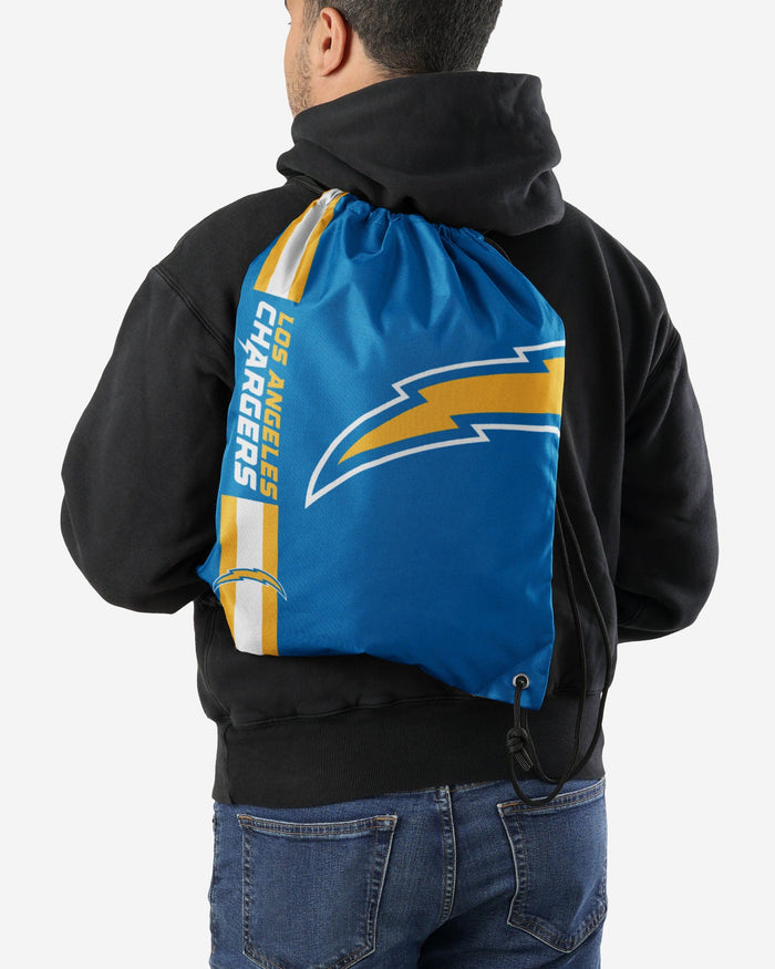 Los Angeles Chargers Big Logo Drawstring Backpack FOCO - FOCO.com