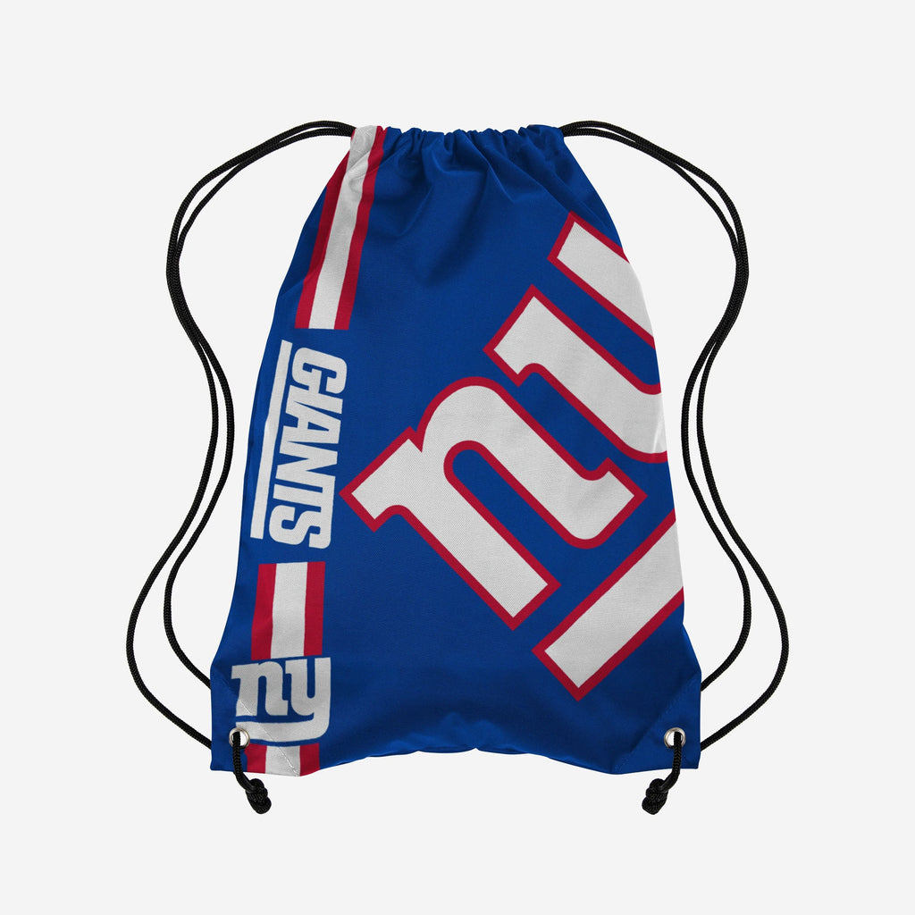 New York Giants Big Logo Drawstring Backpack FOCO - FOCO.com