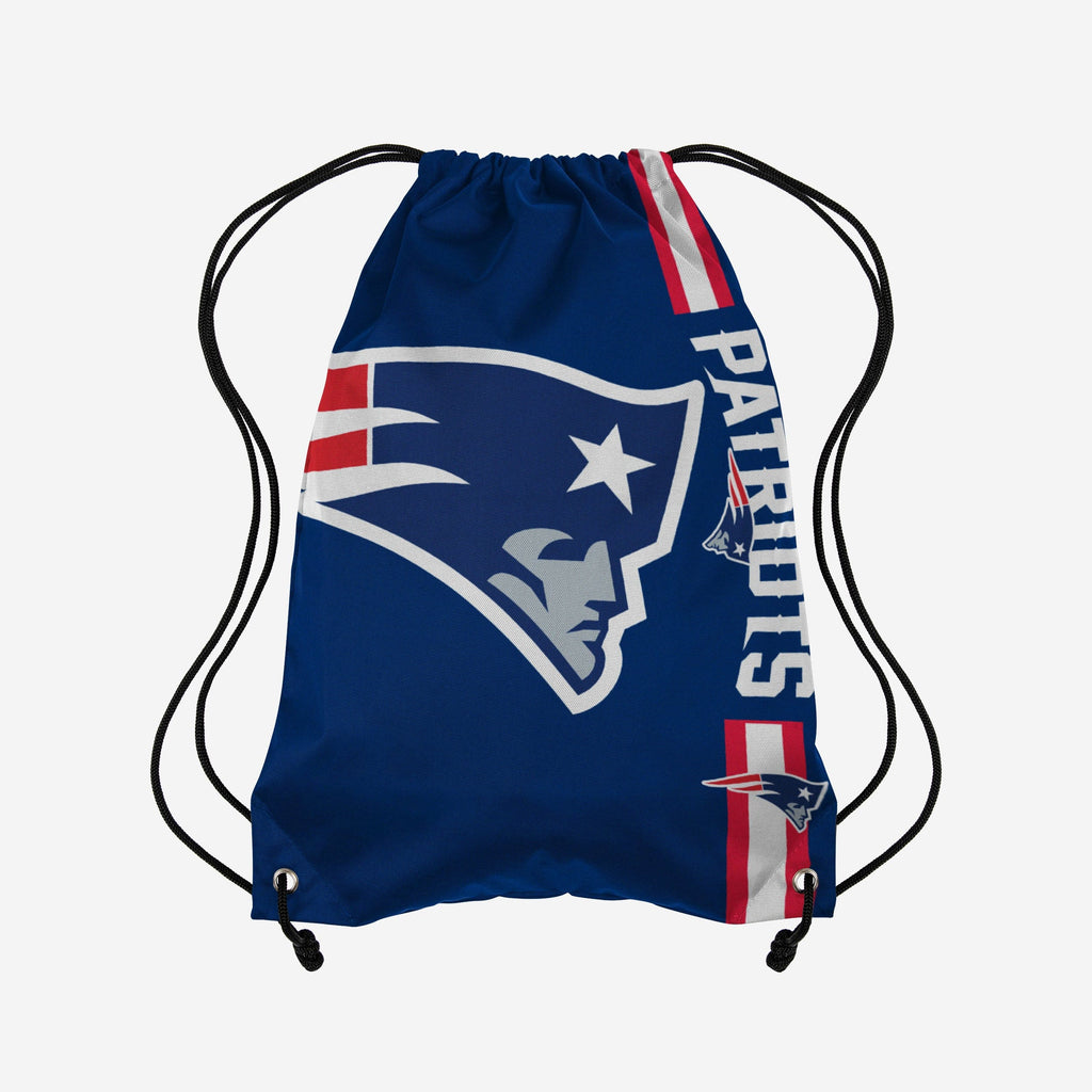 New England Patriots Big Logo Drawstring Backpack FOCO - FOCO.com