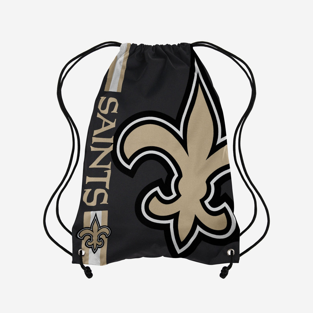 New Orleans Saints Big Logo Drawstring Backpack FOCO - FOCO.com