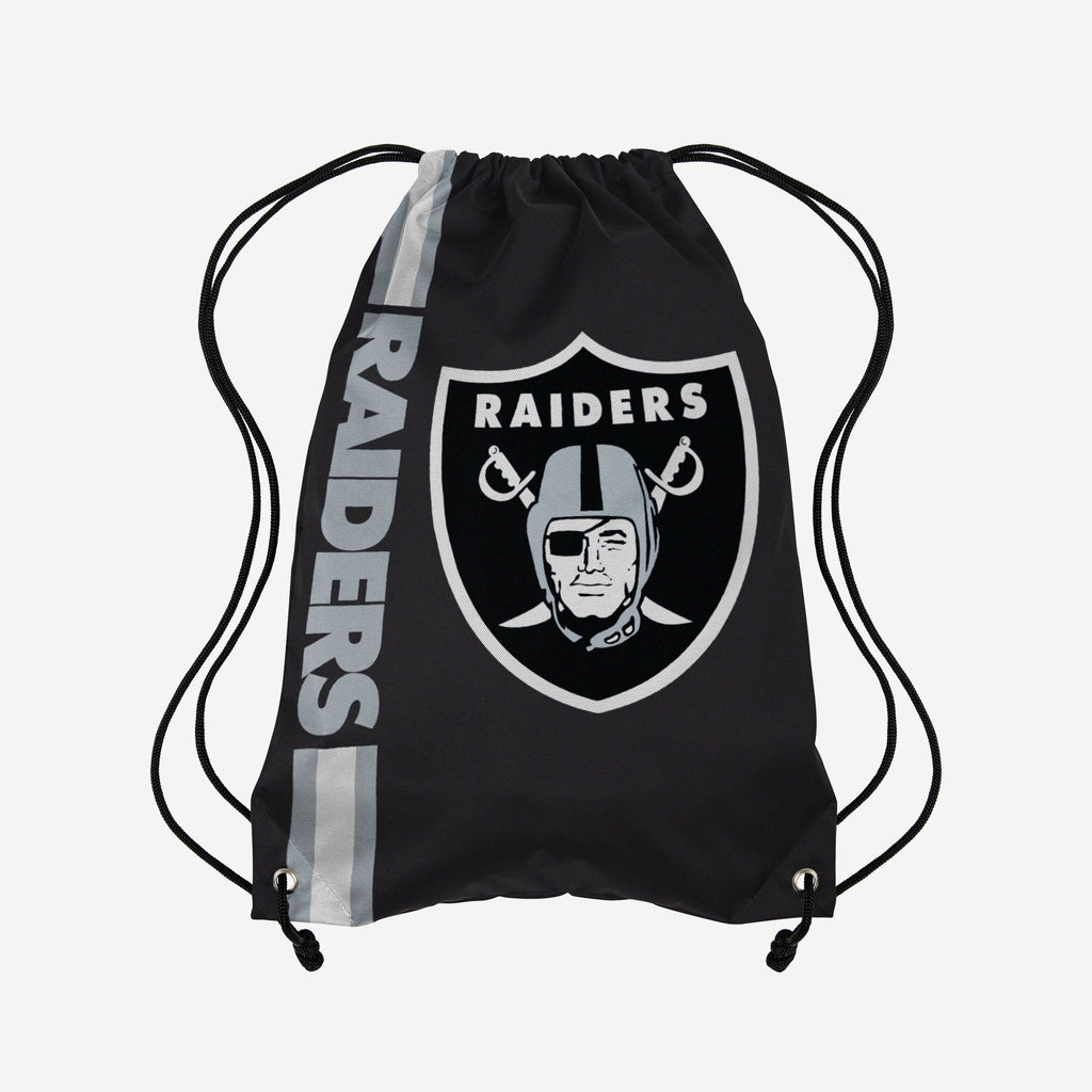 Las Vegas Raiders Big Logo Drawstring Backpack FOCO - FOCO.com