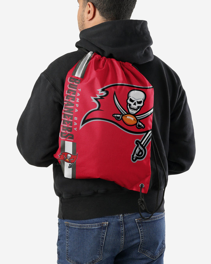 Tampa Bay Buccaneers Big Logo Drawstring Backpack FOCO - FOCO.com