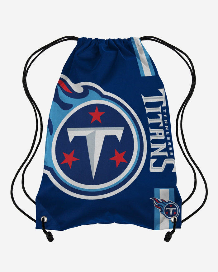 Tennessee Titans Big Logo Drawstring Backpack FOCO - FOCO.com