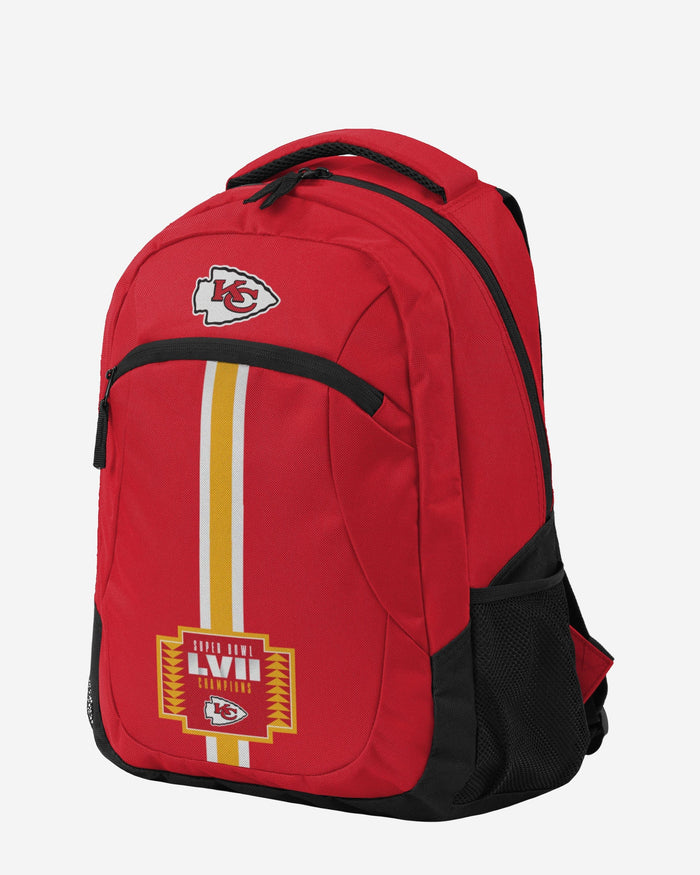 Kansas City Chiefs Super Bowl LVII Champions Action Backpack FOCO - FOCO.com