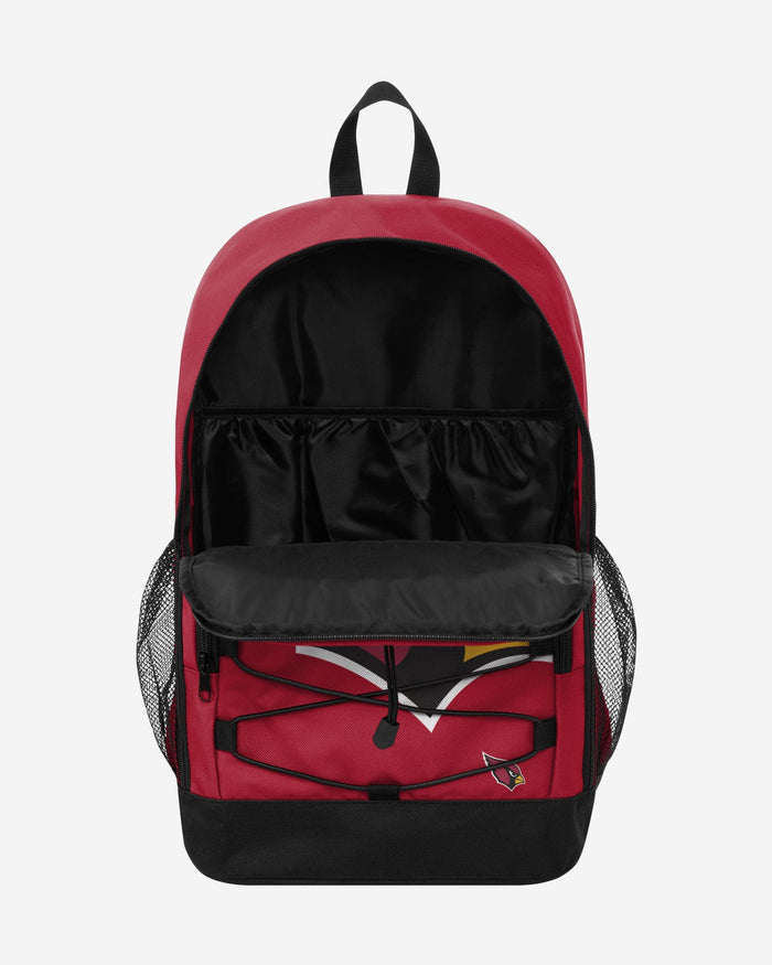 Arizona Cardinals Big Logo Bungee Backpack FOCO - FOCO.com