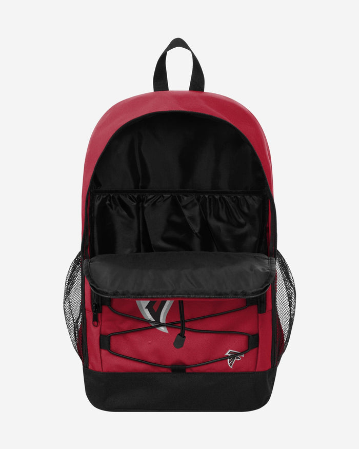 Atlanta Falcons Big Logo Bungee Backpack FOCO - FOCO.com