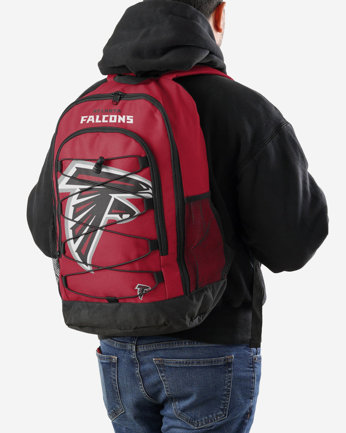 Atlanta Falcons Big Logo Bungee Backpack FOCO - FOCO.com