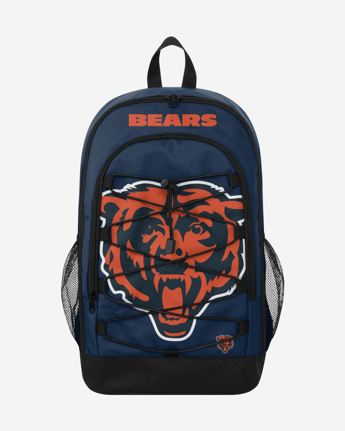 Chicago Bears Big Logo Bungee Backpack FOCO - FOCO.com