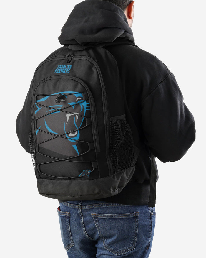 Carolina Panthers Big Logo Bungee Backpack FOCO - FOCO.com