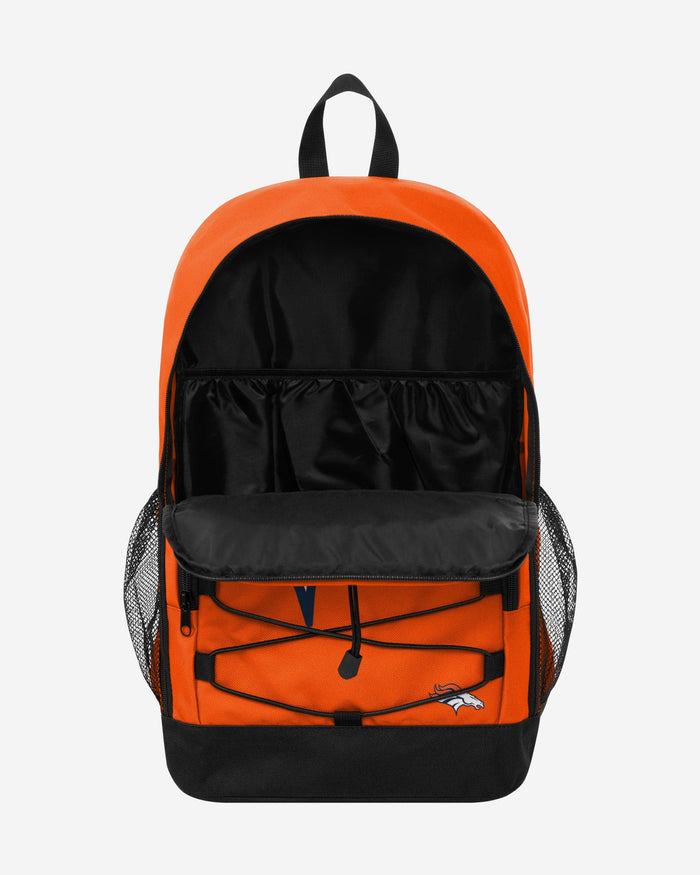 Denver Broncos Big Logo Bungee Backpack FOCO - FOCO.com