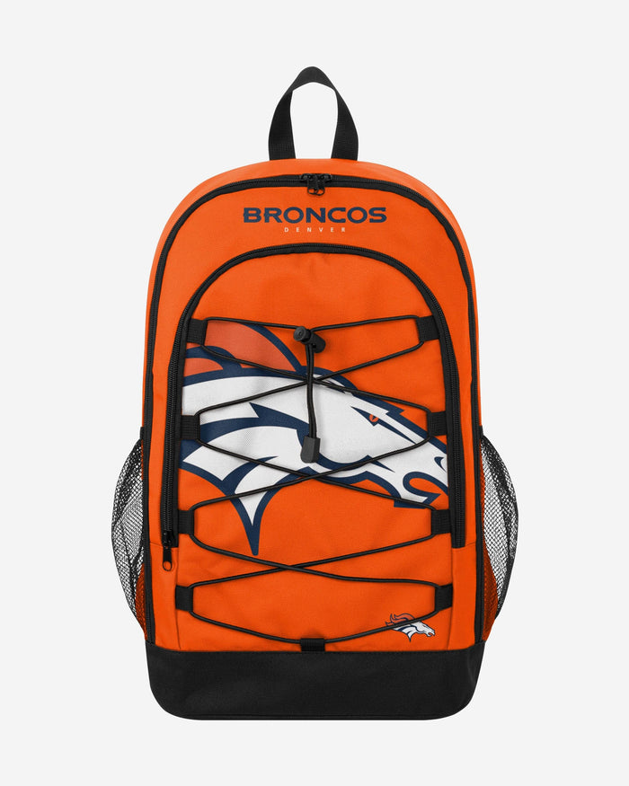 Denver Broncos Big Logo Bungee Backpack FOCO - FOCO.com