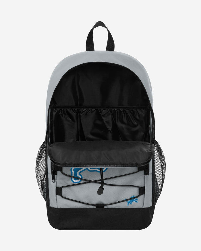 Detroit Lions Big Logo Bungee Backpack FOCO - FOCO.com