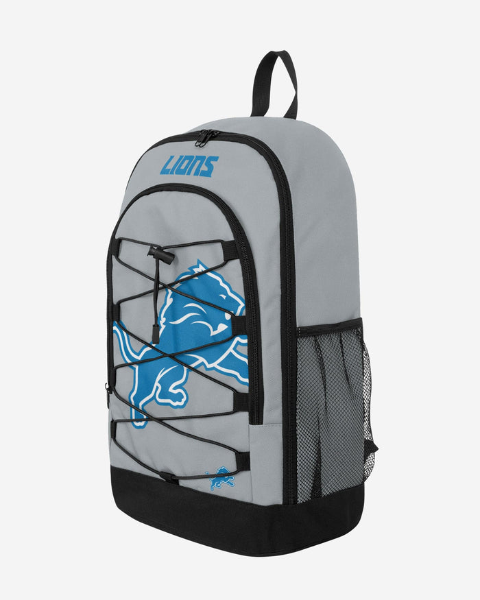 Detroit Lions Big Logo Bungee Backpack FOCO - FOCO.com