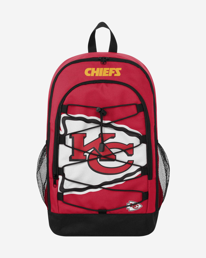 Kansas City Chiefs Big Logo Bungee Backpack FOCO - FOCO.com