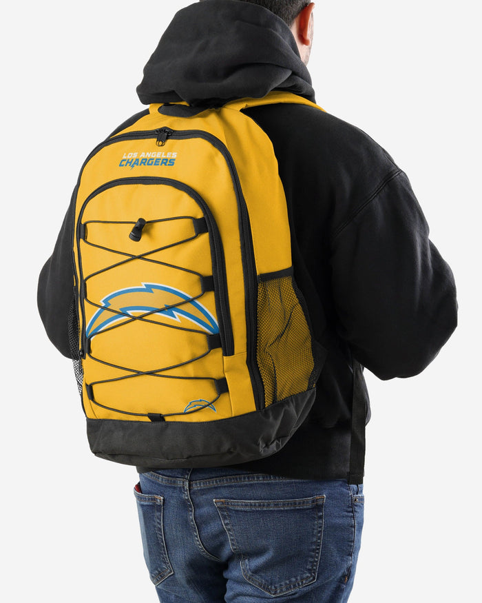 Los Angeles Chargers Big Logo Bungee Backpack FOCO - FOCO.com