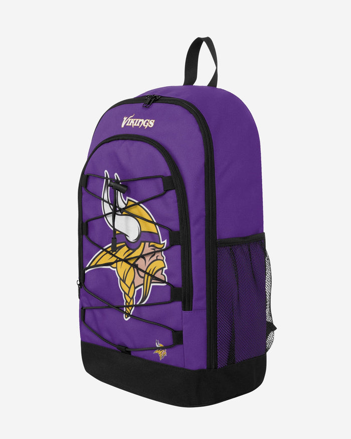 Minnesota Vikings Big Logo Bungee Backpack FOCO - FOCO.com