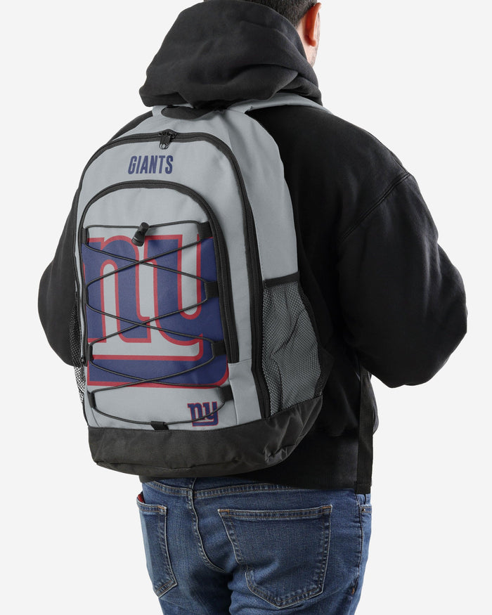 New York Giants Big Logo Bungee Backpack FOCO - FOCO.com