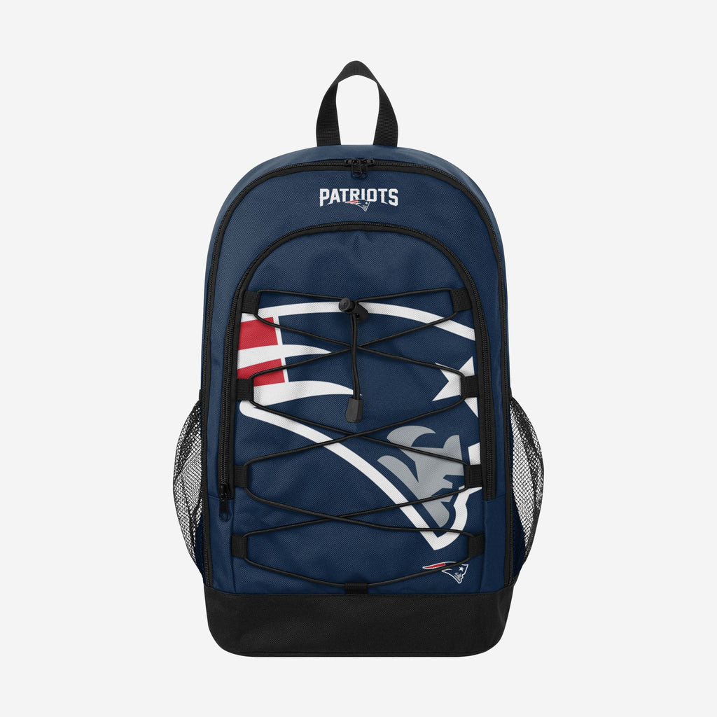 New England Patriots Big Logo Bungee Backpack FOCO - FOCO.com